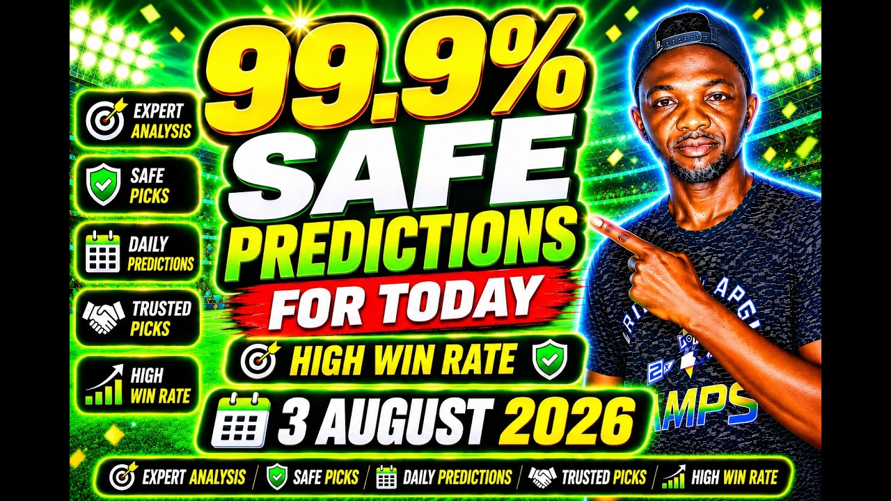 FOOTBALL PREDICTIONS TODAY 03/08/2026 SOCCER Predictions TODAY | BETTING Tips, #footballpredictions