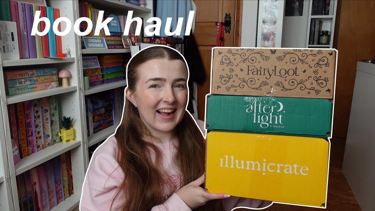 Распаковка сентябрьской подписки на книги✨Fairyloot, Illumicrate и Afterlight