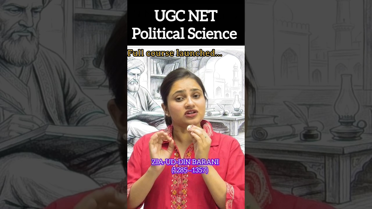 Ziauddin Barani | Indian Political Thought | ugc net political science classes