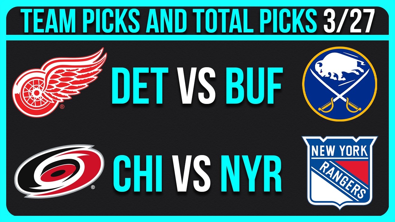 NHL Picks Today Friday 3/27/26 | NHL Picks and Predictions | NHL Best Bets