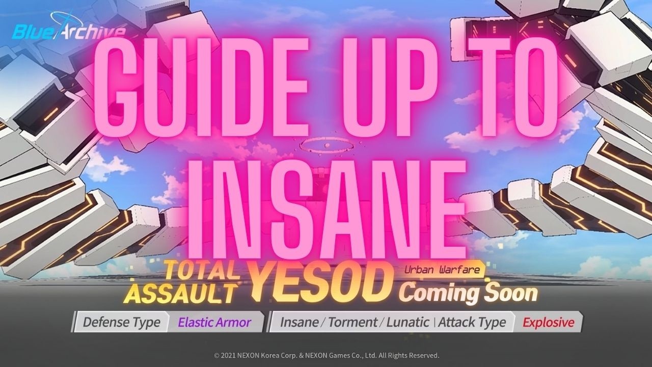 Blue Archive Global Yesod Guide up to insane