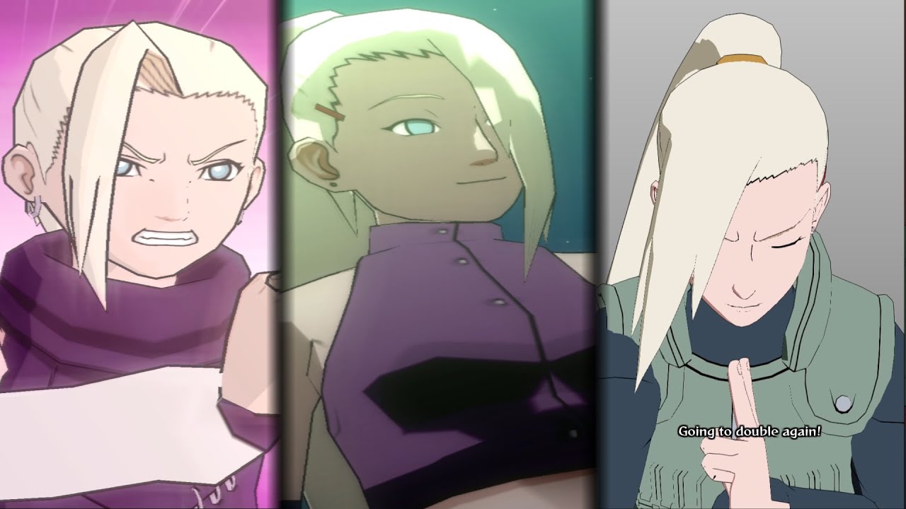 Ino Ultimate Jutsus Evolution in All Naruto Ultimate Ninja Series
