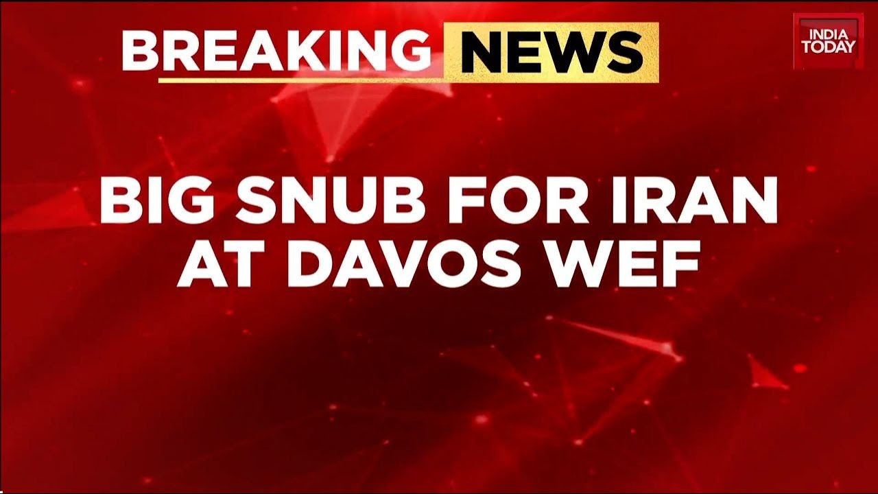 Davos Breaking News: World Economic Forum Bars Iranian Foreign Minister From Davos 2026 Summit