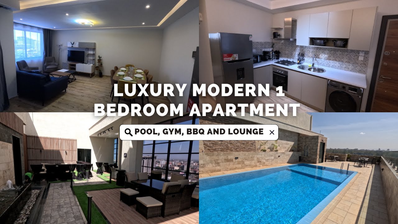 OMG! BEAUTIFUL LUXURY 1 BEDROOM APARTMENT | OPEN KITCHEN, LIFT, POOL, GYM, BBQ GRILL AND LOUNGE AREA