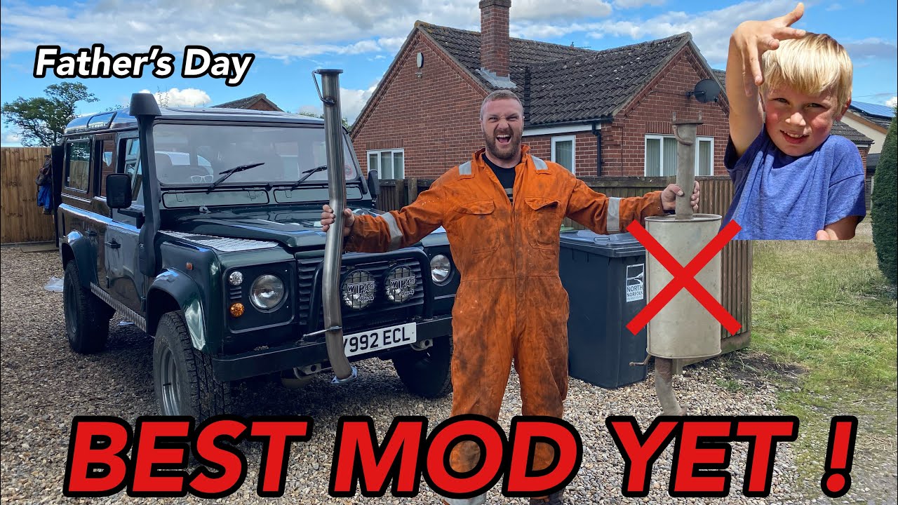 STRAIGHT PIPING MY LAND ROVER DEFENDER TD5