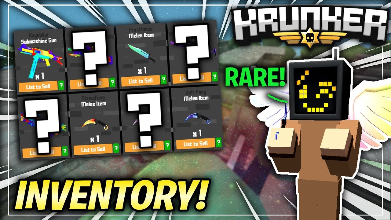 MY INSANE KRUNKER.IO INVENTORY! (8 CONTRABANDS!)
