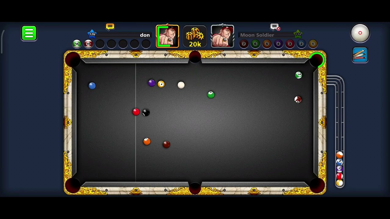 don vs Moon Soldier LAS VEGAS full house! 8 ball pool game. 🤓😎🥸🤩#8ballpool #gameplay#pool1#games 