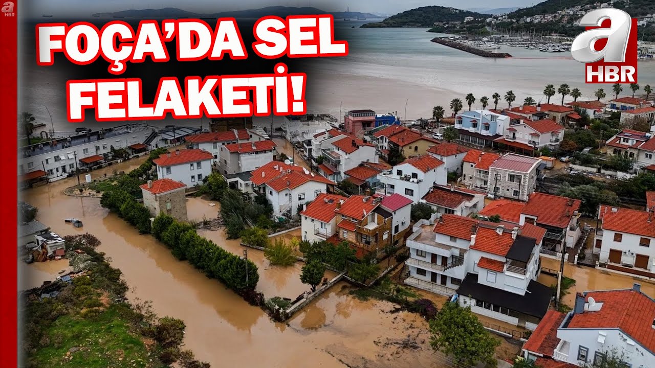 İzmir Foça'da sel: Kayıp 1 kişi aranıyor! | A Haber