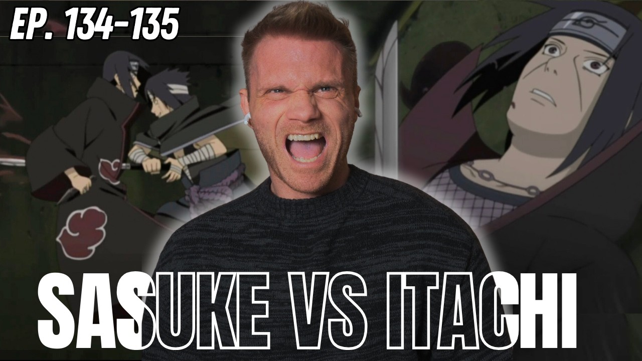 Itachi vs Sasuke! FINALLY IT BEGINS! ⎜First Time Watching Naruto Shippuden Ep. 134-135 (Reaction)