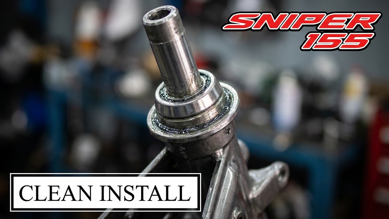 Sniper 155 Ballrace And T-Post Replacement na Walang Pukpok na Gamit!