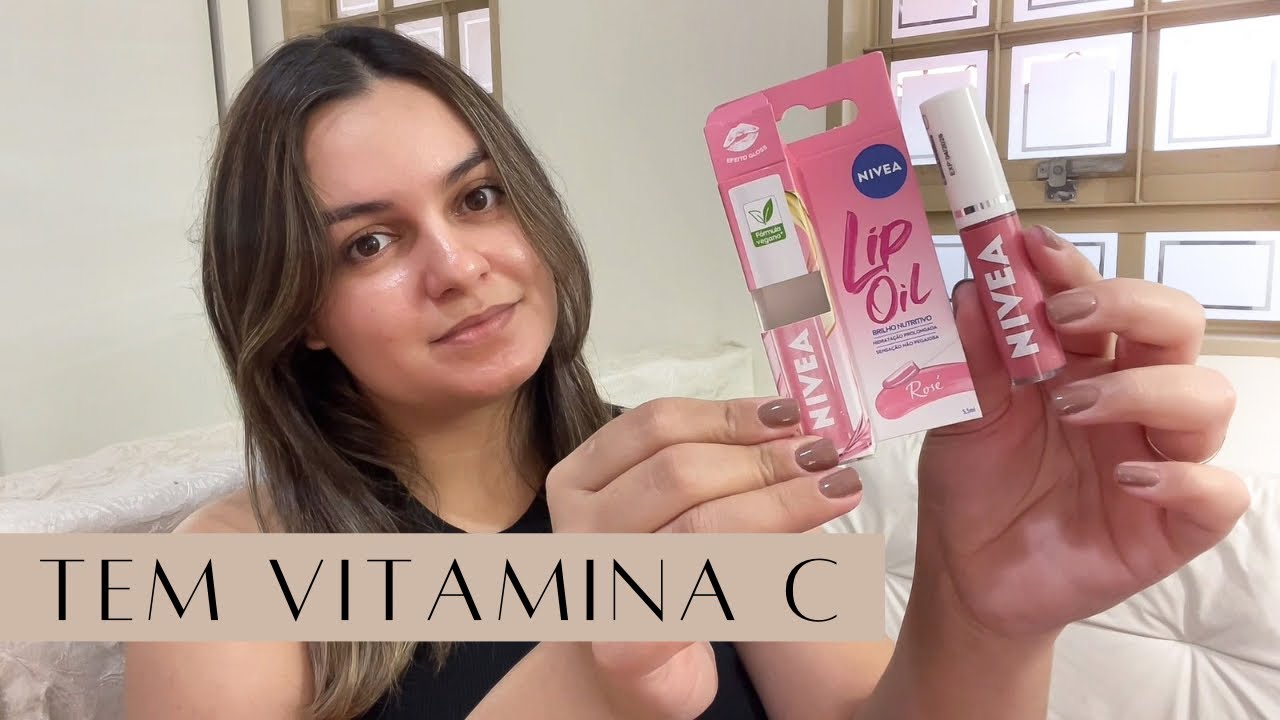 Lip oil Nívea, o novo hidratante labial Nívea efeito gloss