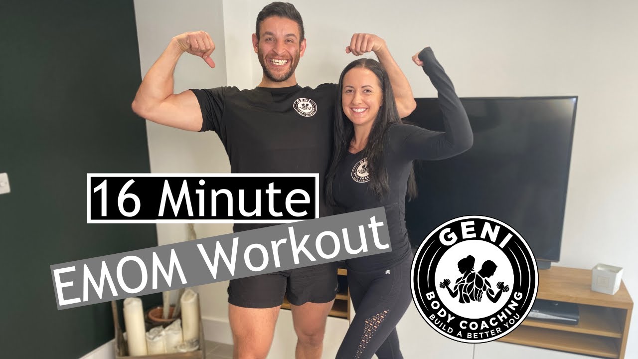 HOME BODYWEIGHT WORKOUT - Week 1/Session 1- 16 Minute EMOM Workout