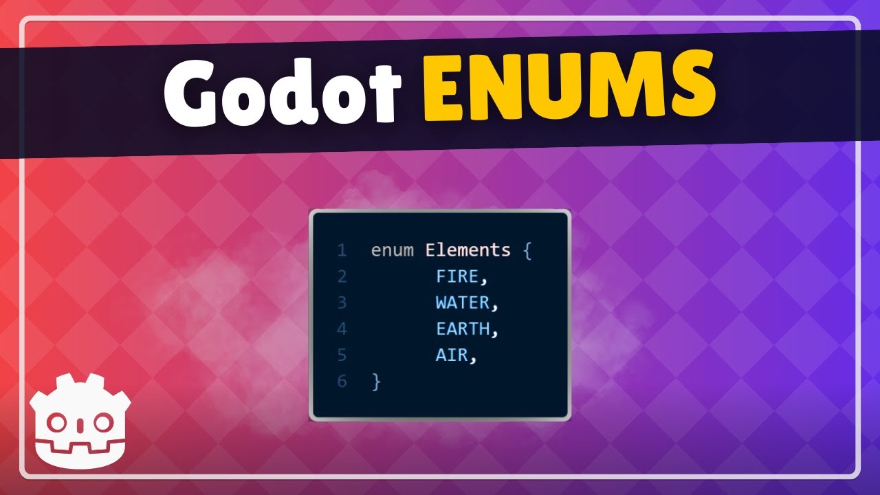 Ещё не используете перечисления Godot? Посмотрите это видео.