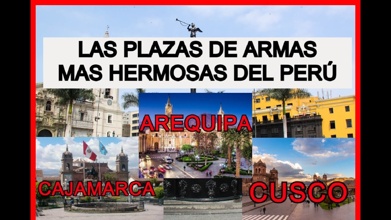 Las plazas de armas mas hermosas del Perú / lindas plaza mayor Perú 🇵🇪 2021- drone