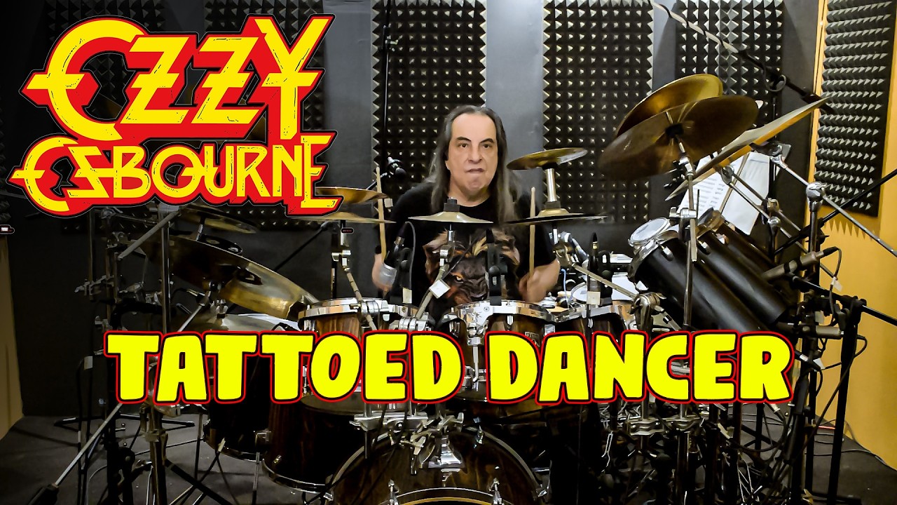 OZZY OSBOURNE Tattoed dancer drum cover by Stamatis kekes
