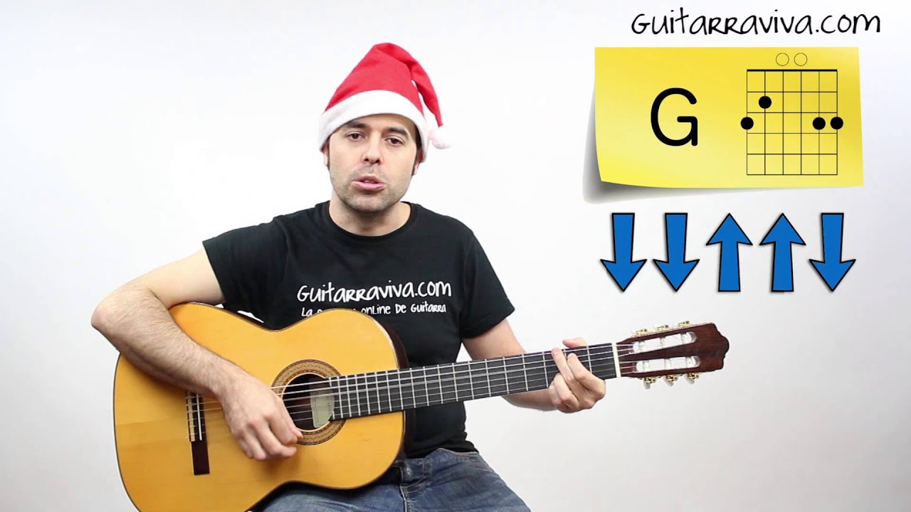 Aprende Burrito Sabanero en guitarra fácil! tutorial villancicos tutorial acordes