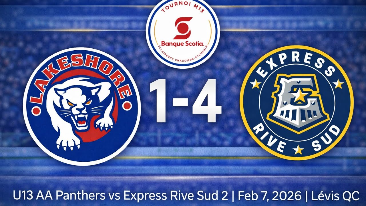 U13 AA Panthers vs Express Rive Sud 2 | 1st Period | M13 Banque Scotia
