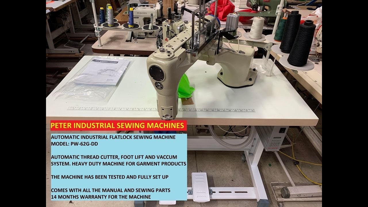 INDUSTRIAL FLATLOCK SEWING MACHINE