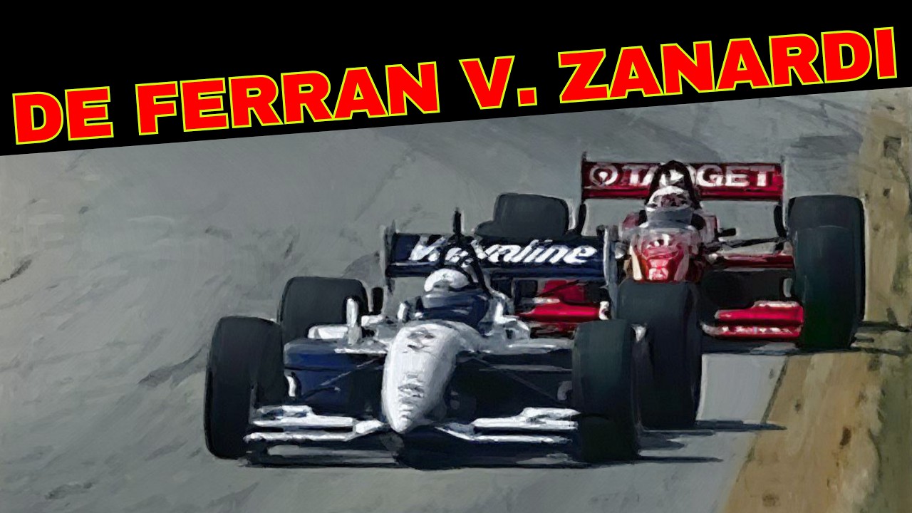 Alex Zanardi Pressures Gil de Ferran For The Win (1997 CART Cleveland)