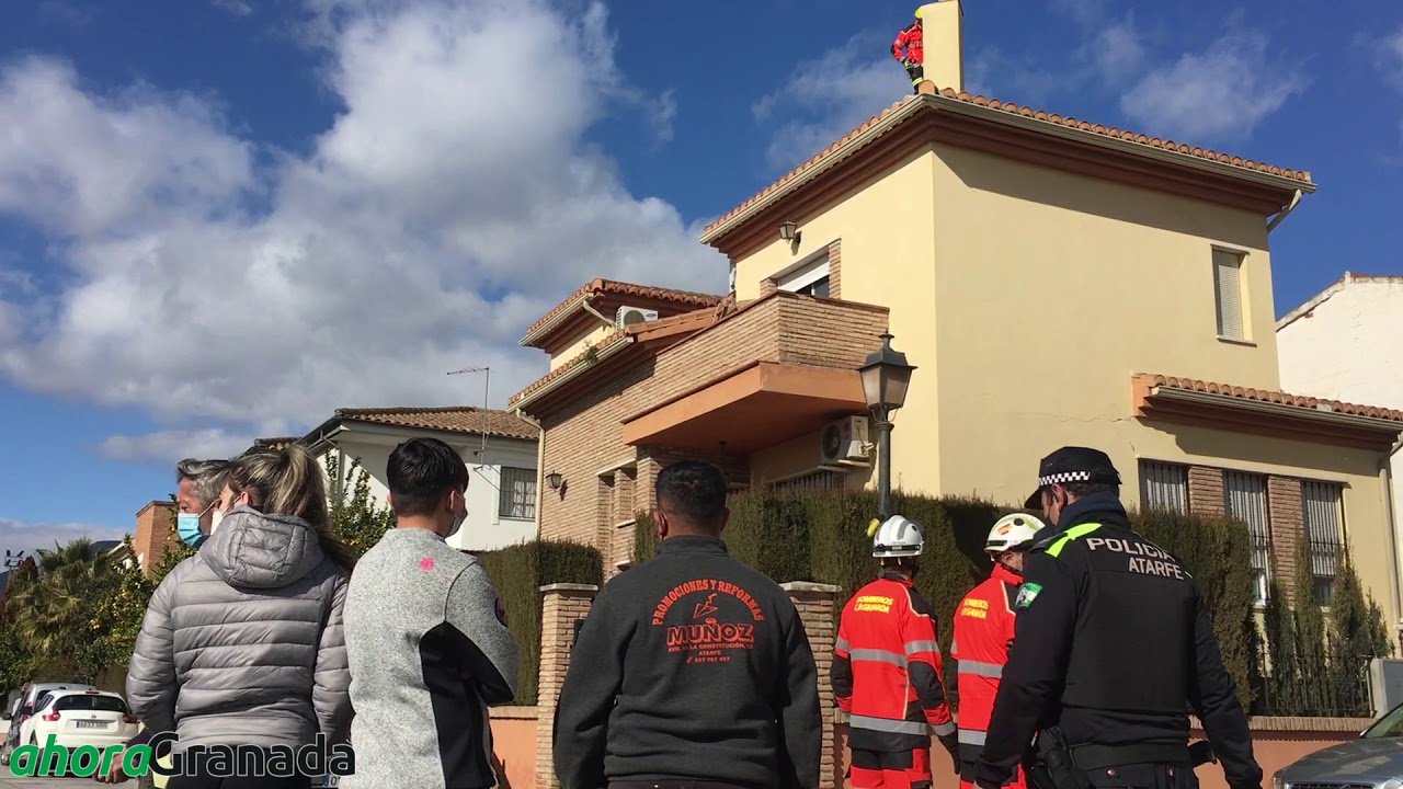 Daños en Atarfe tras un terremoto en Santa Fe