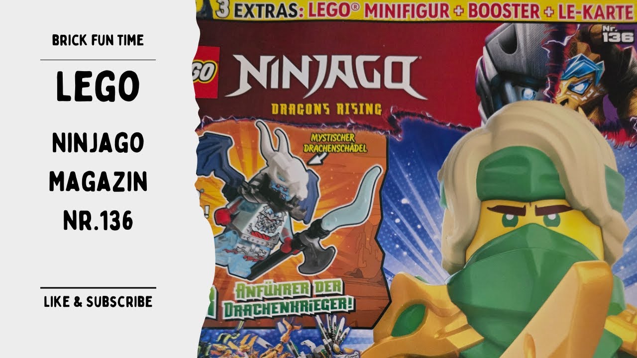 TCG Serie 11 geht jetzt Los 🤩🤩 !!! Neu LEGO Ninjago Magazin Nr.136 *Review*