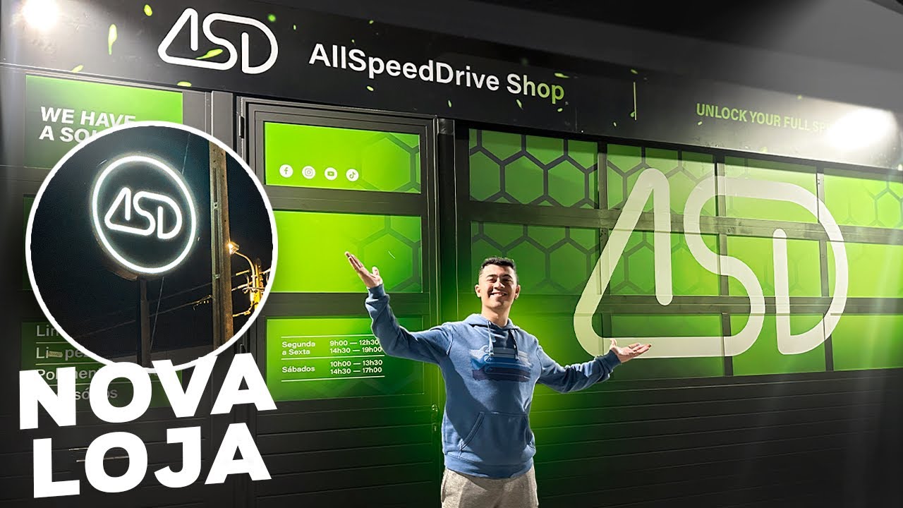 A MINHA NOVA LOJA ! *NOVA CONQUISTA NA MINHA VIDA* | AllSpeedDrive