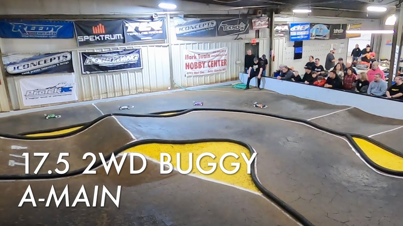 Ретро-серия: Заезд 17.5 2wd Buggy A-Main | Зимний крытый чемпионат TLR 2023 на трассе SmacTrac