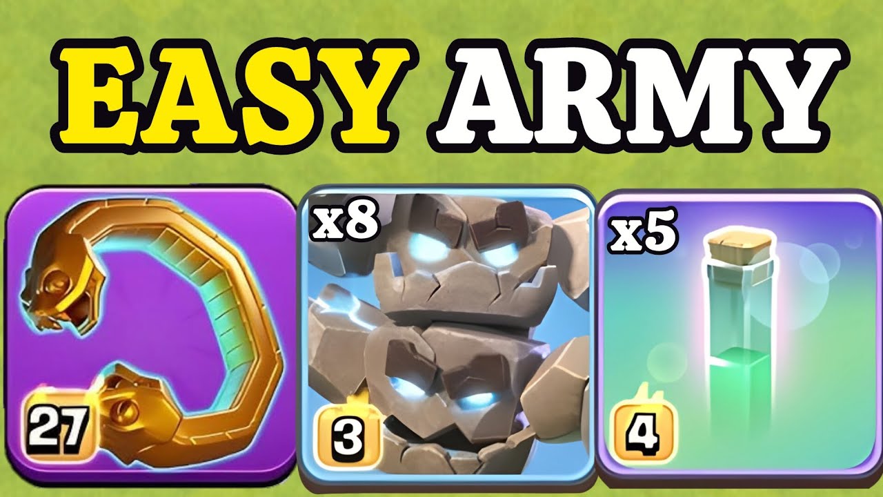 Easiest Spam Army For Legends League!