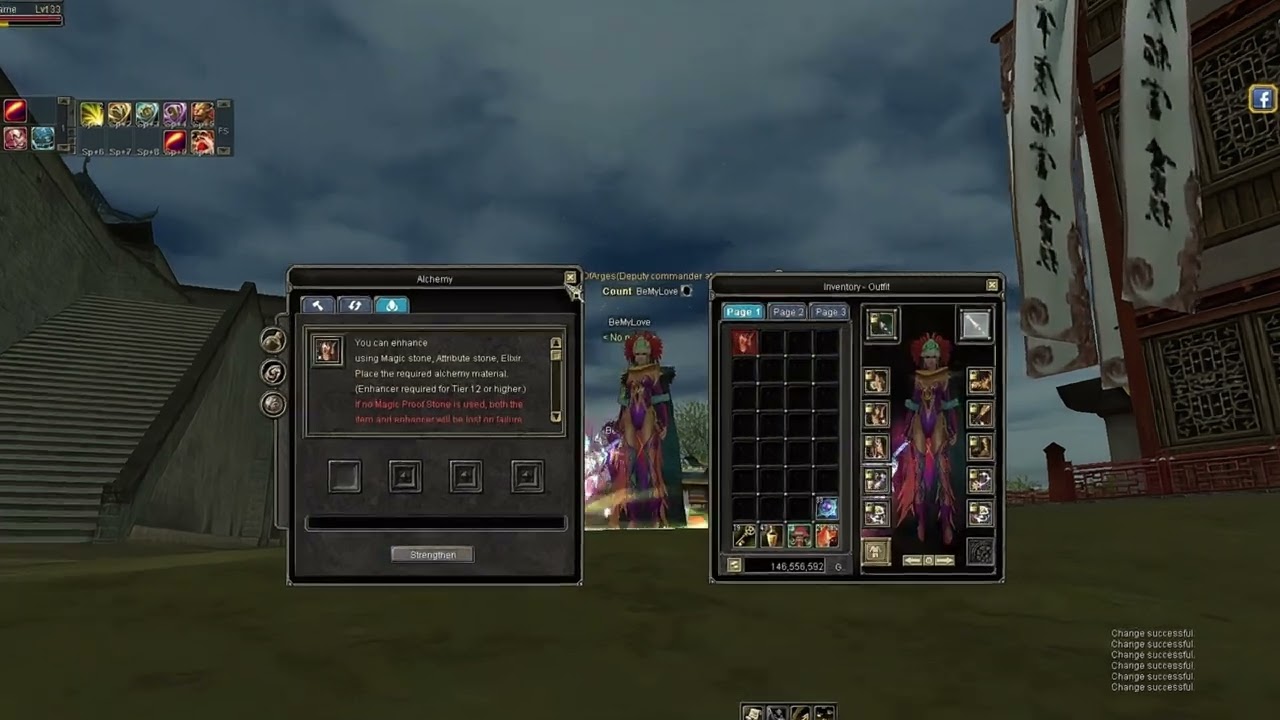Silkroad Online iSRO Wheeling 17D  - +34 STR LEGEND ARMOR CHEST - SunOfArges