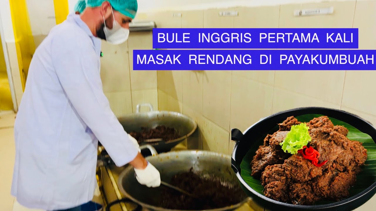 Bule Pertama Kali Masak Rendang Langsung Dari Kota Asal Nya @rendanggadih
