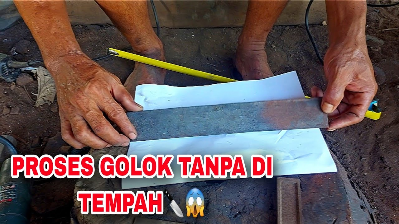 🔴Membuat Golok Sembelih Yang Tajam Dari Per Mobil Tanpa Melakukan Proses Tempah.!!!👍😱