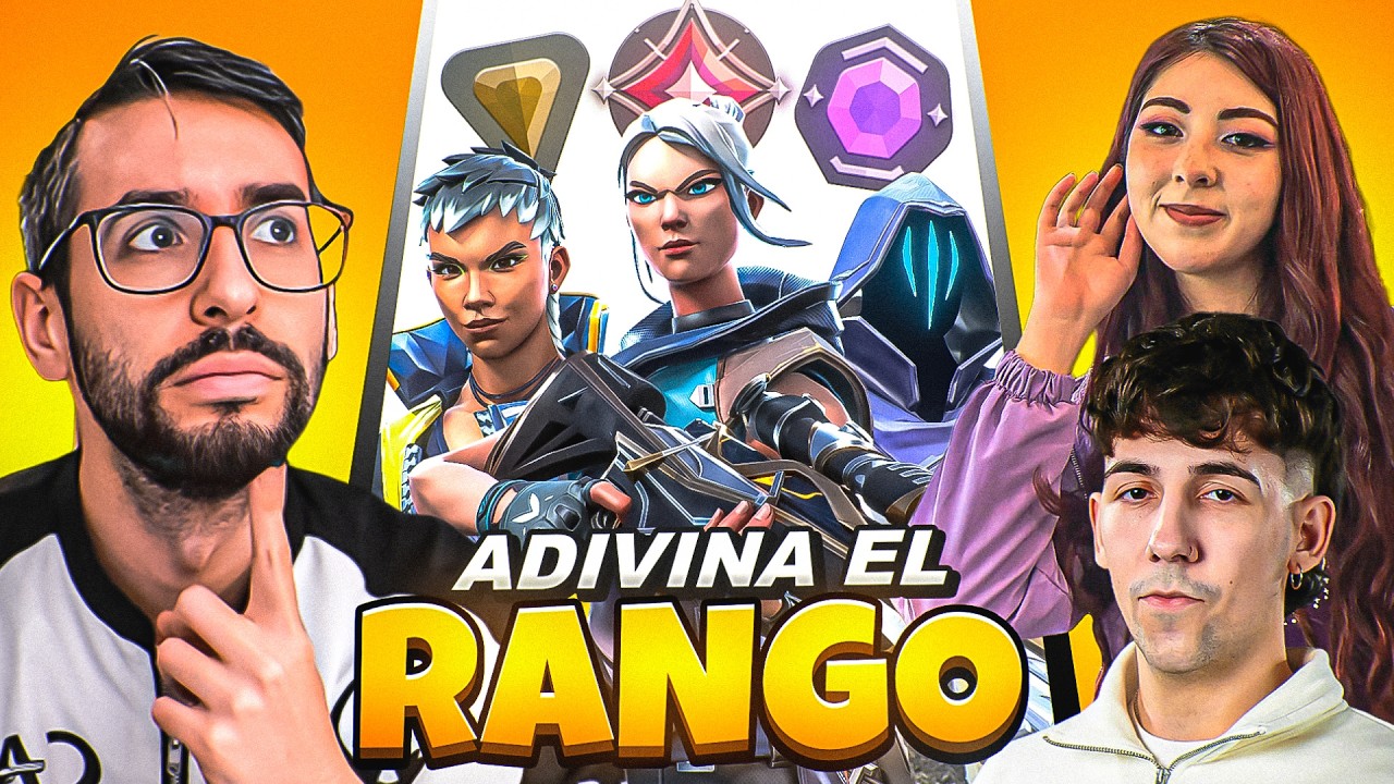 ¡ADIVINA EL RANGO DE VALORANT EN LA VIDA REAL! | c/Mitsu y B0rja