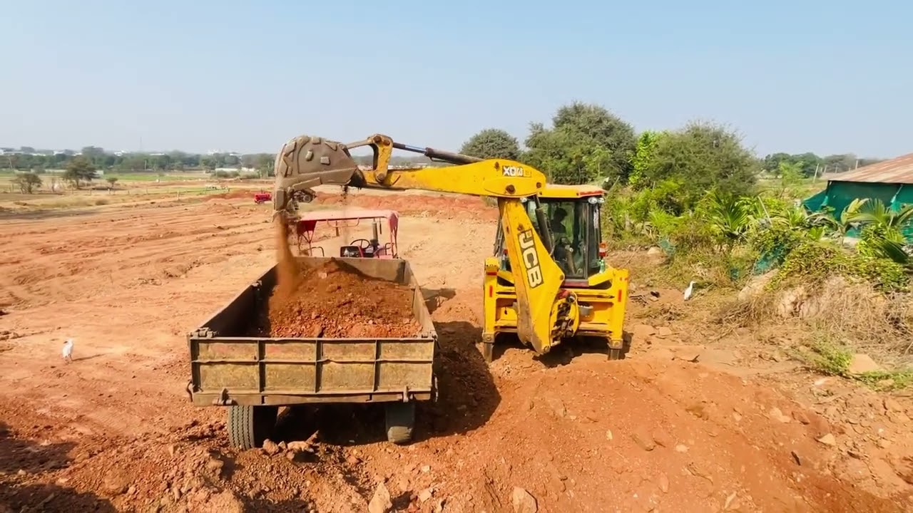 Land for sale JCB levelling work #agriculture #landforsale #jcb #work 