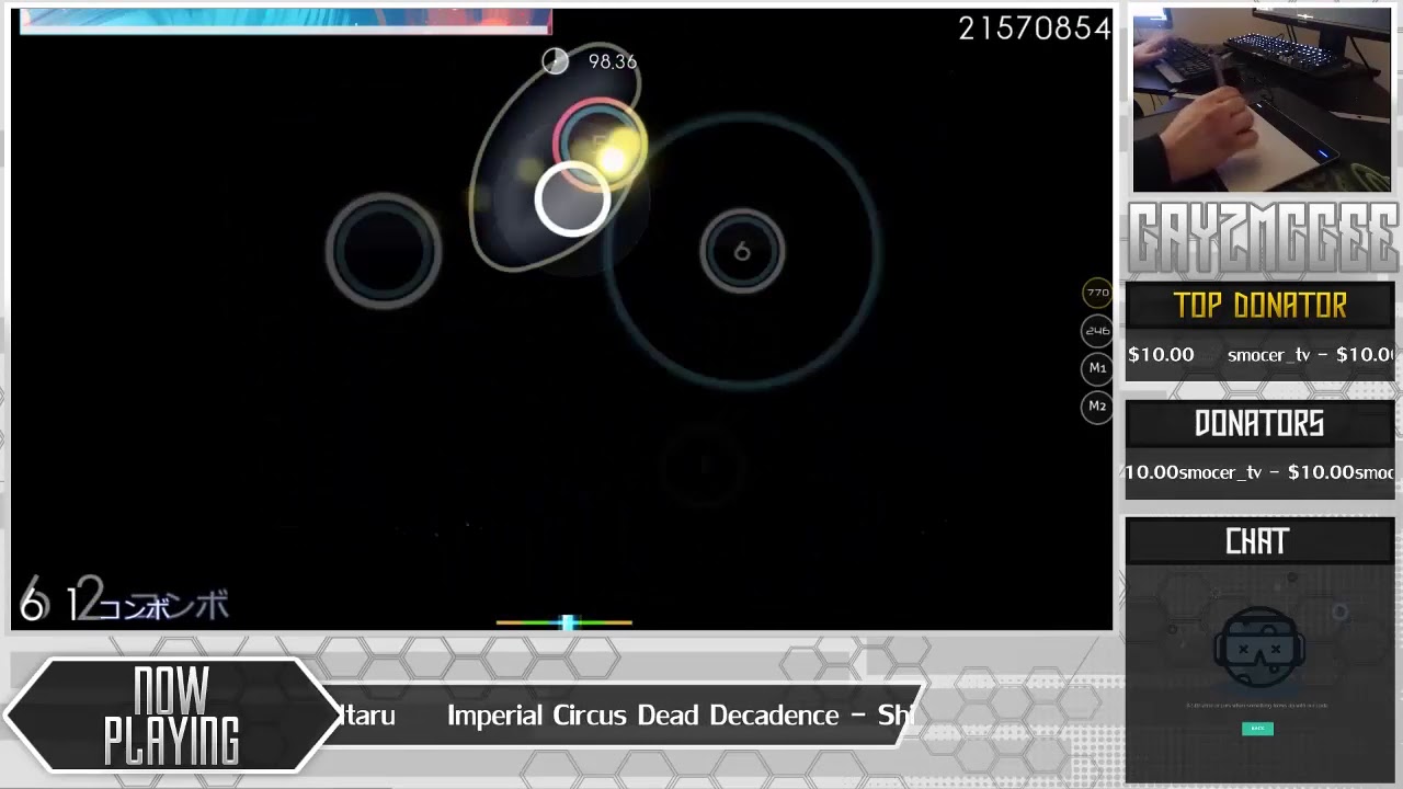 [8.01⭐Live] Gayzmcgee | Imperial Circus Dead Decadence - Shinbatsu [Shuusa] 98.22% 945x {#2 💖 11❌}