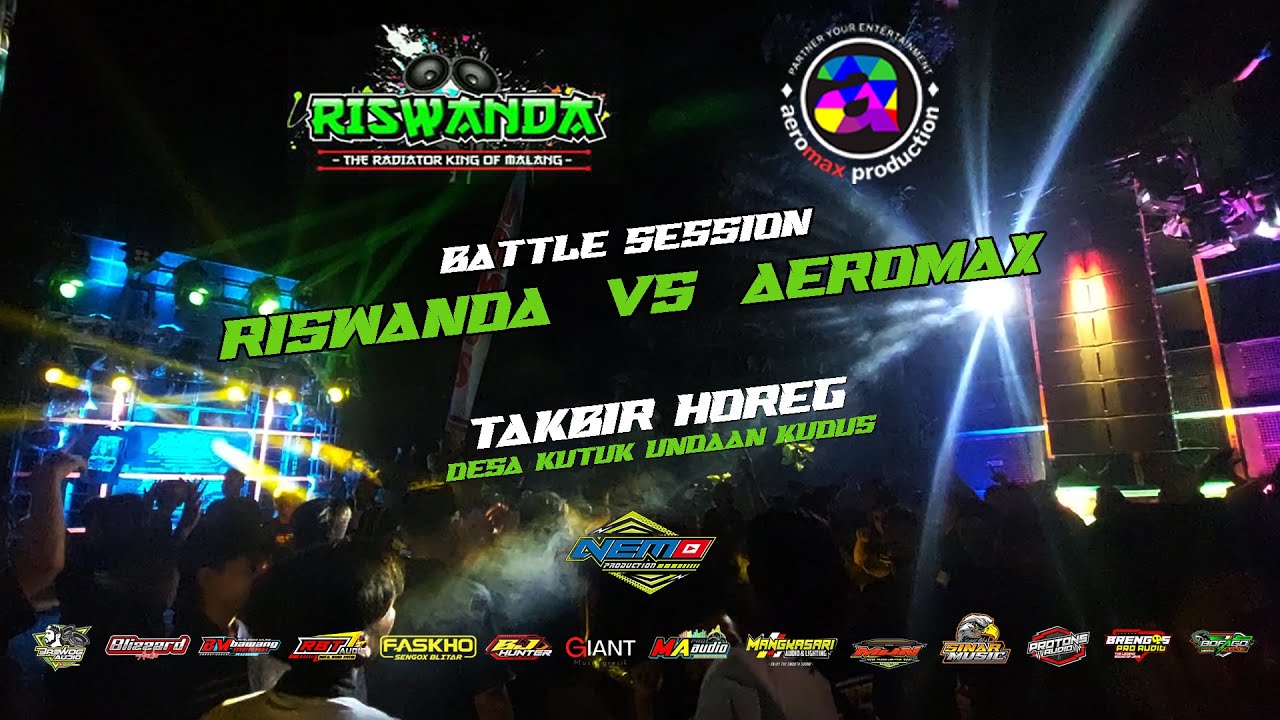 Battle Riswanda VS Aeromax paling horeg - TAKBIR KELILING DESA KUTUK 2023