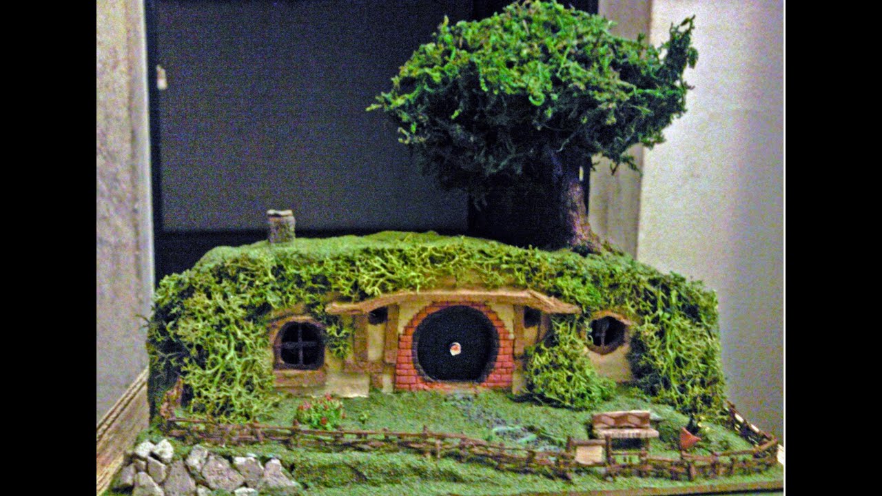 Como hacer una casa Hobbit (miniatura)