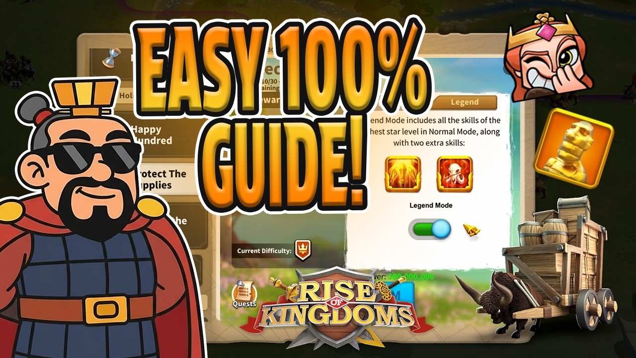 Protect The Supplies Guide &mdash; EASY 100% | Rise of Kingdoms (RoK)
