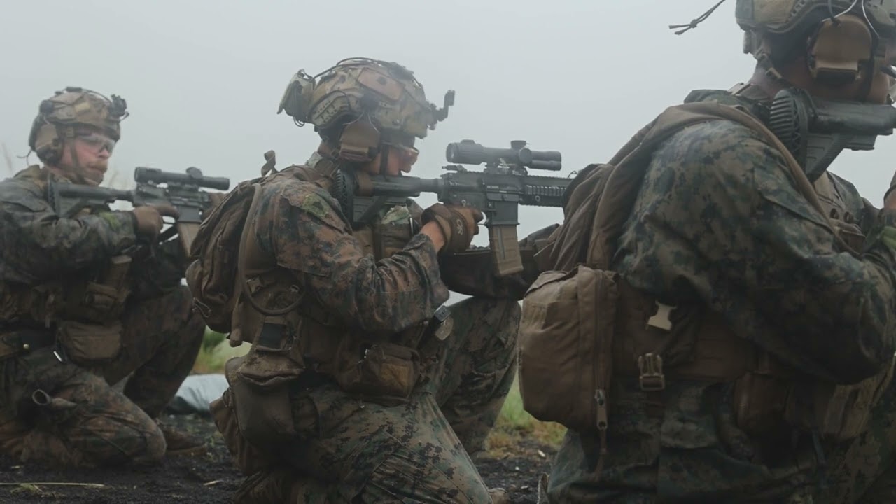 U.S. Marines of 3/5 on the Range at Camp Fuji (Indo-Pacific)