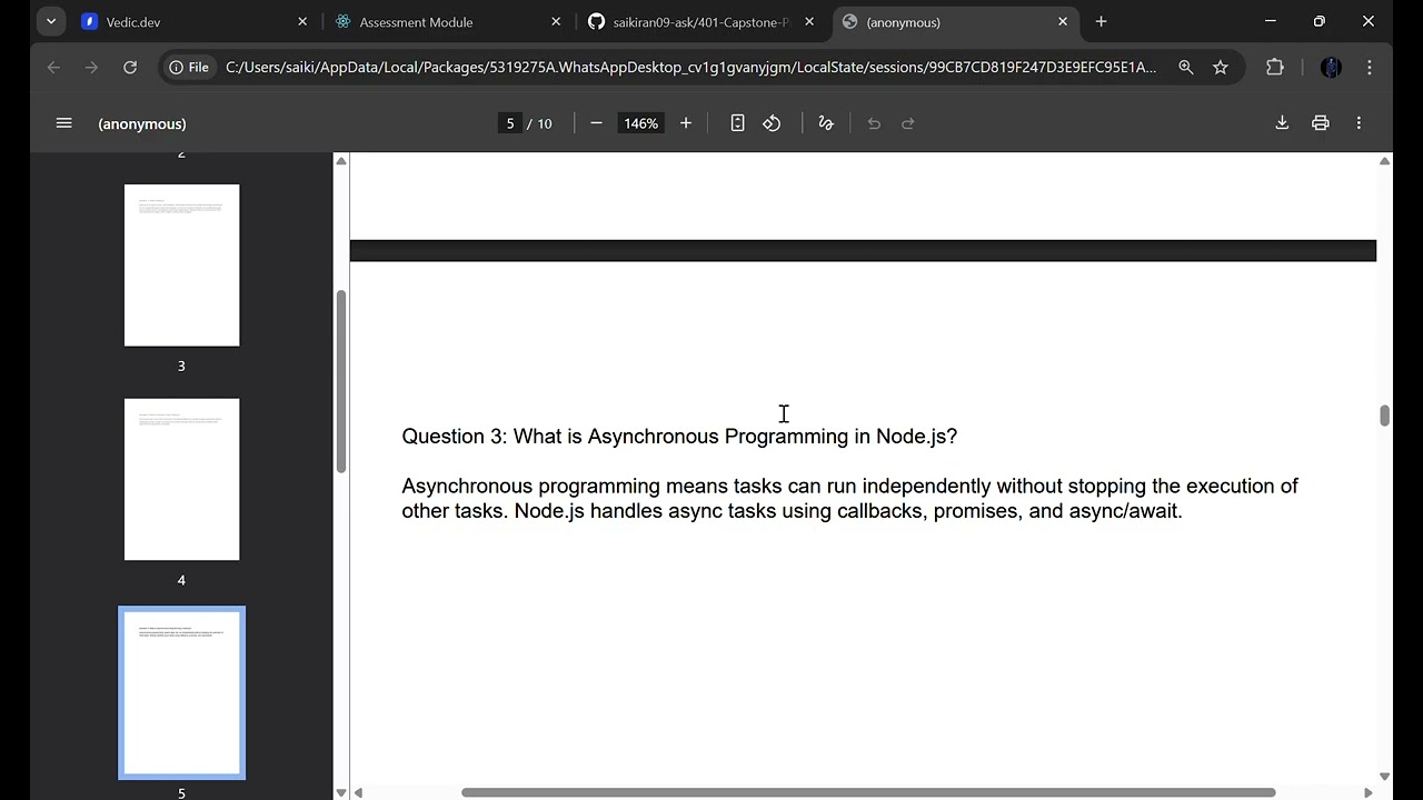 Node.js interview questions 