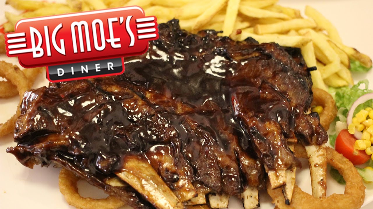 Halal Burgers and Ribs at Big Moe's American Diner