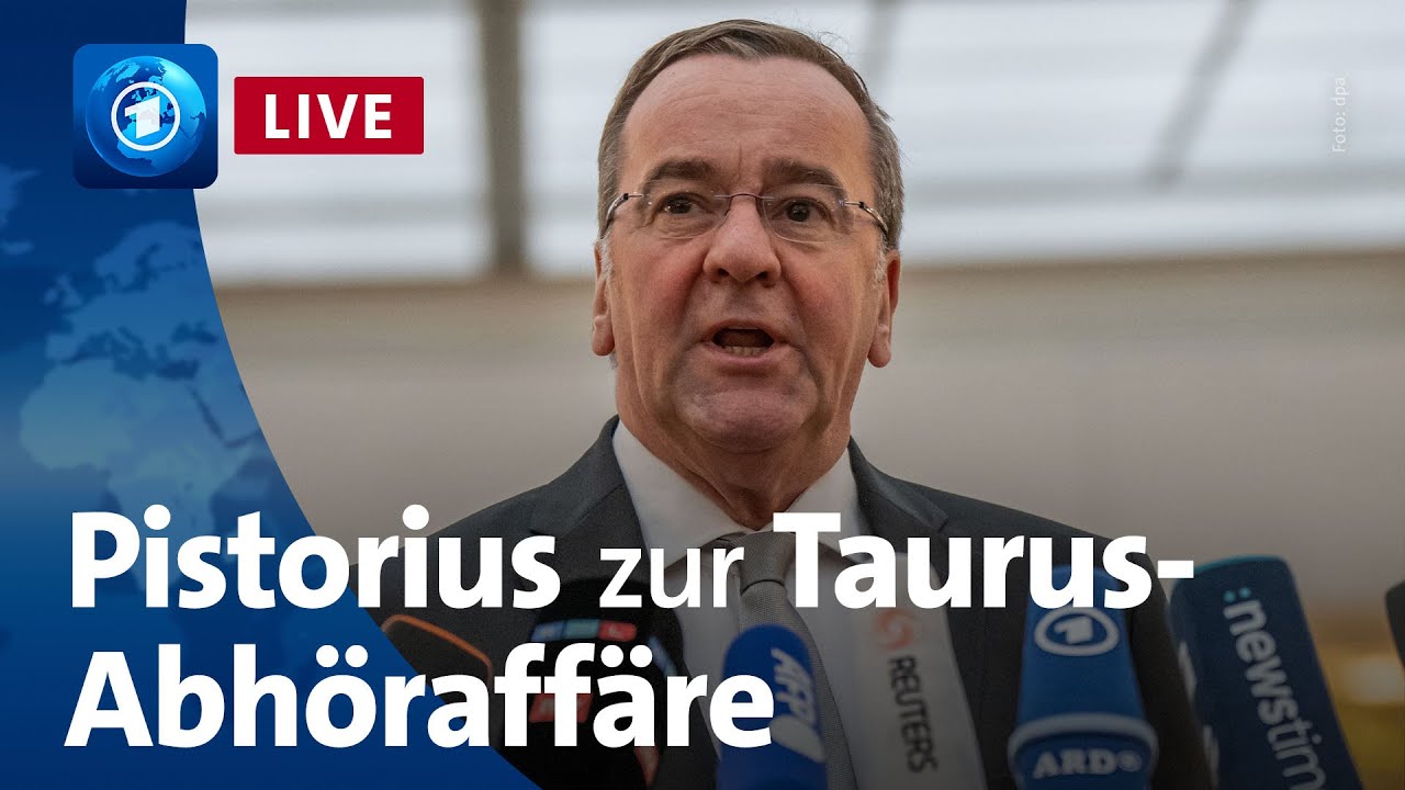 Boris Pistorius zur Taurus-Abhöraffäre
