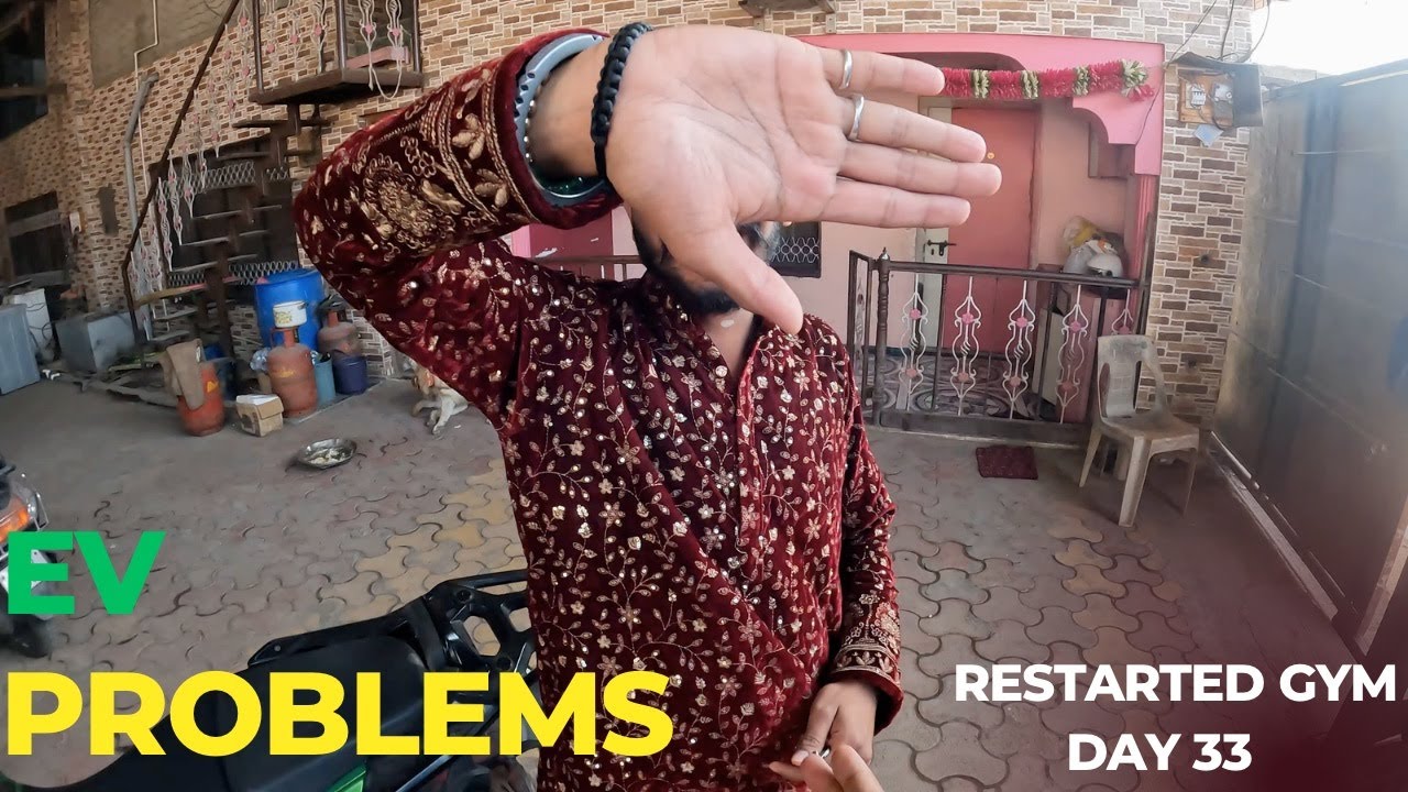 I finally restarted my  GYM  | ATHER Rizta range & EV problems  | day 33 challenge | TRAVEL VLOG