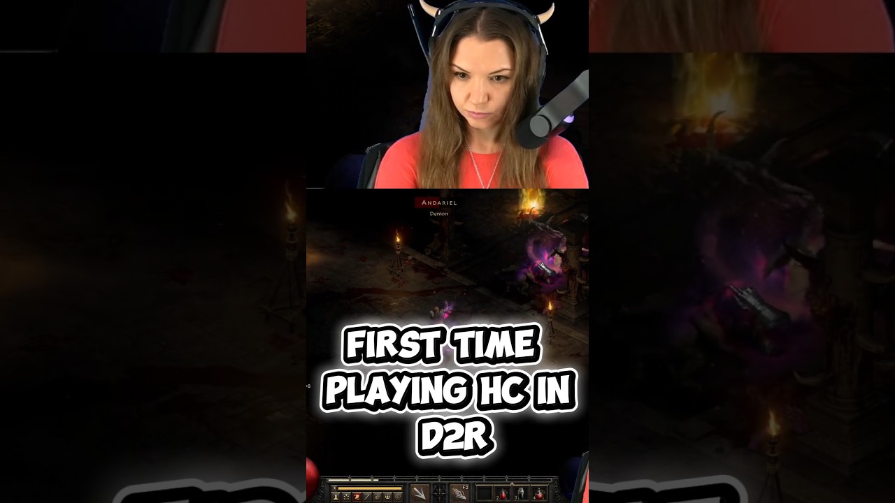 First time HC! Feels spicy! 😁 #D2R #DiabloIV #diablo #diablo2 #diablo2resurrected #arpg #warlock