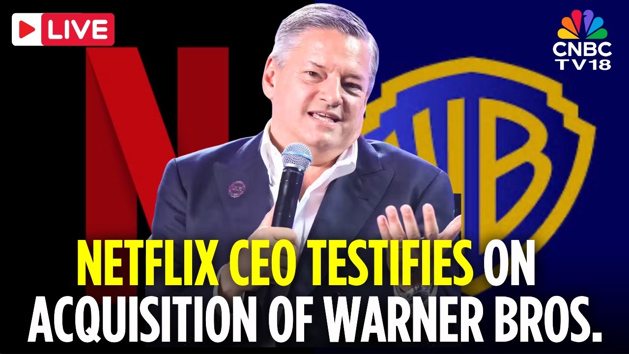 LIVE: Netflix Chief Ted Sarandos Testifies at Senate Antitrust Hearing About Warner Bros. Deal |N18G