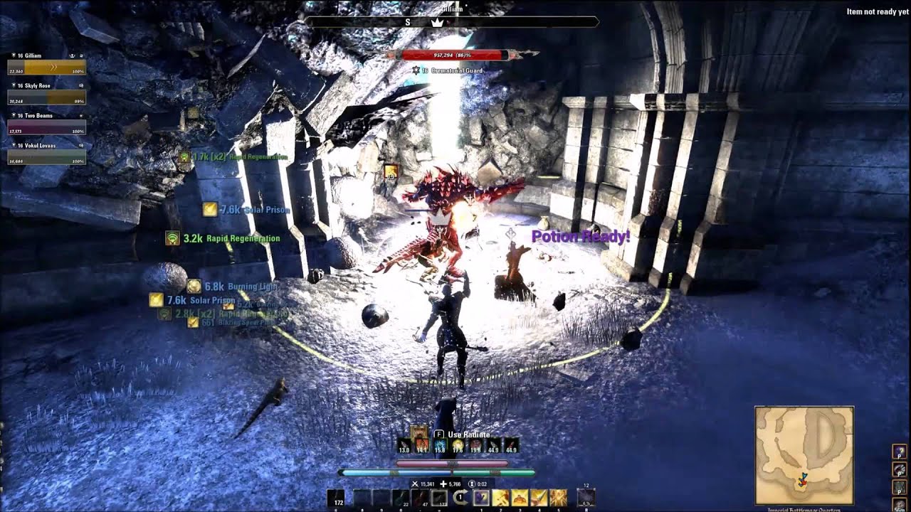Dungeon Diving - Veteran White Gold Tower - Battery Templar Healer PoV