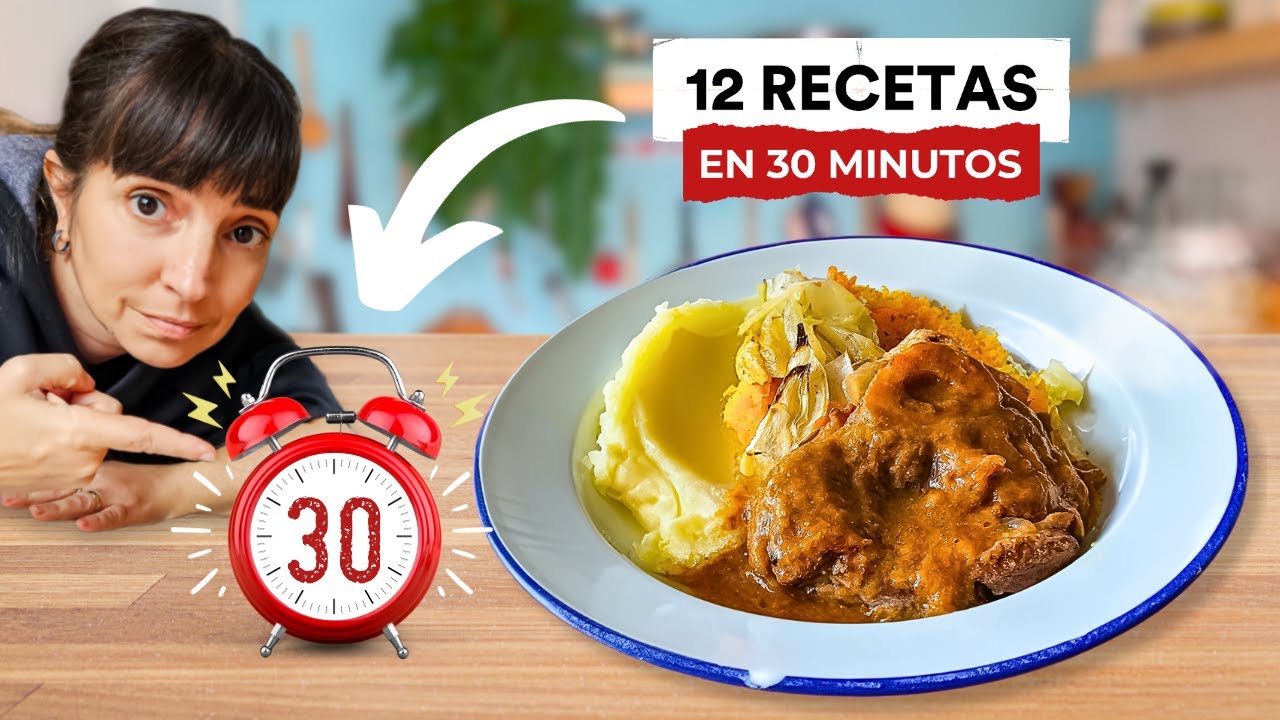 Recetas que se hacen en 30 minutos (ideas f&aacute;ciles y r&aacute;pidas)
