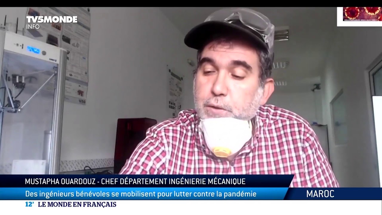 Coronavirus au Maroc : des ing&eacute;nieurs b&eacute;n&eacute;voles luttent contre la pand&eacute;mie du Covid-19