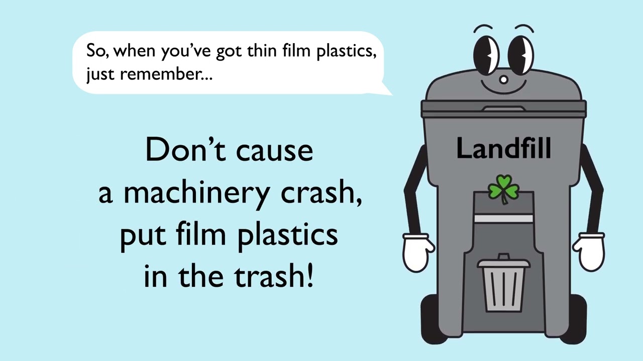 Sorting Waste in Dublin – Thin Film Plastics