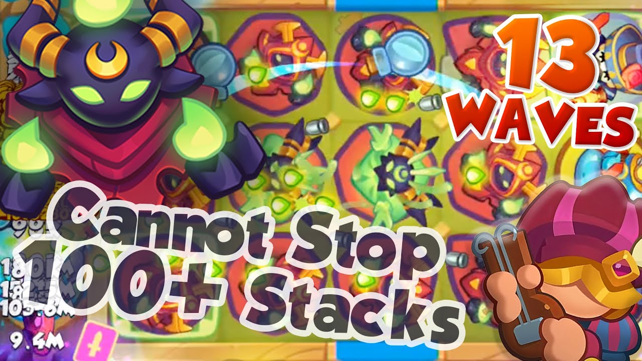 CULTIST Cannot Be Stopped with 100+ Stacks - 13 Waves - Rush Royale