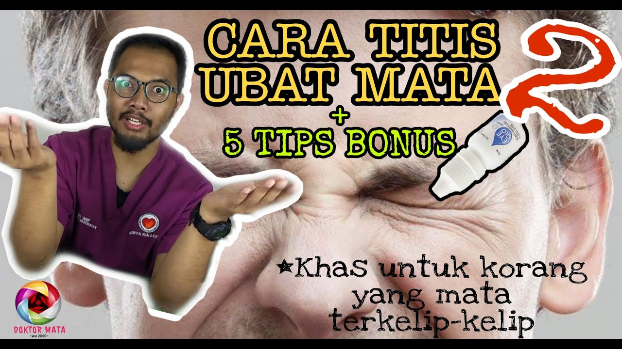 Doktor Mata : Susah titis ubat mata?